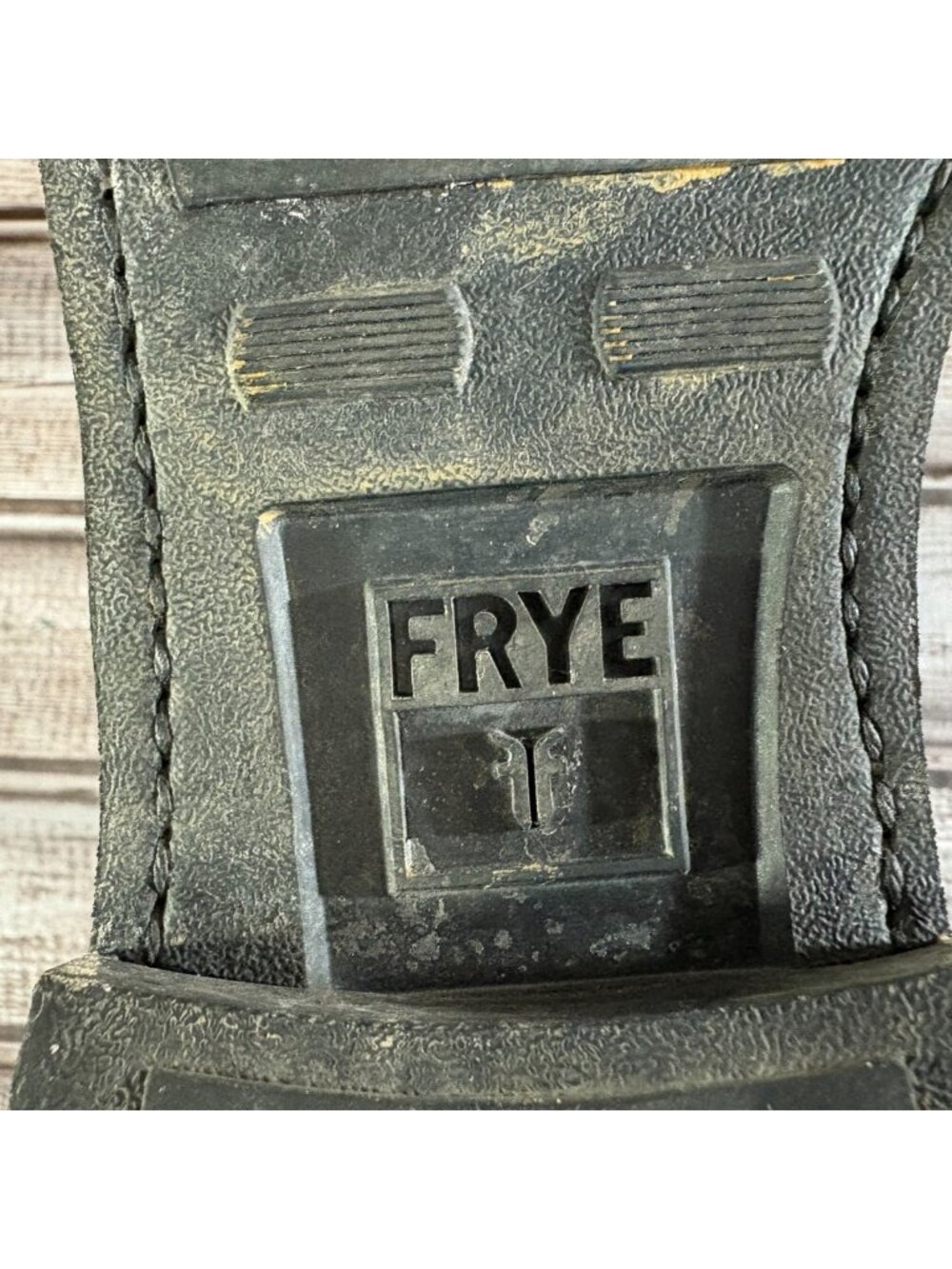 Frye Prison leather Boot Size 9 M color brandy Made In USA - Picture 7 of 11